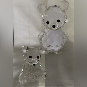 Swarovski large Giant Teddy and regular Teddy - no chips and no case.  Perfect
